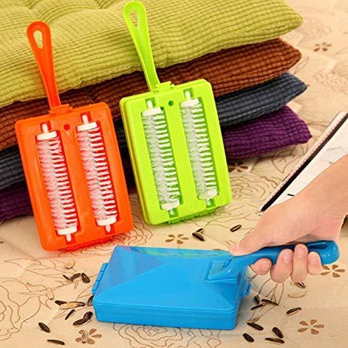 2 Brushes Heads Handheld Carpet Table Sweeper Crumb Brush Cleaner Roller