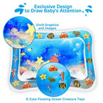 ( FREE HOME DELIVERY ) Baby Tummy Time Water Play Mat | Limited Offer Upto 50% Off