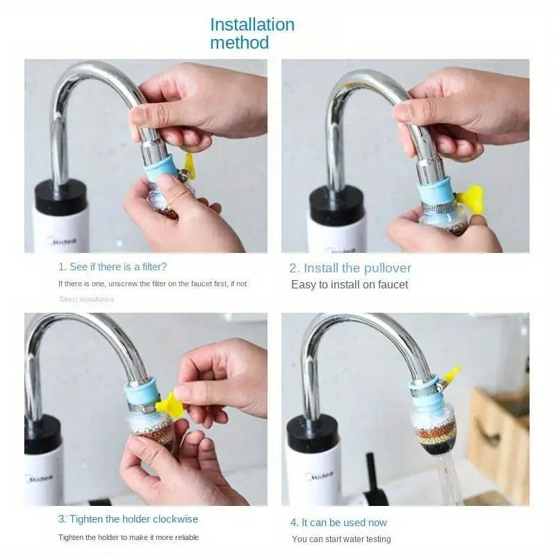6 Layer Water Purifier Filter Faucet - Water Tap And Water Clean Purifier Filter