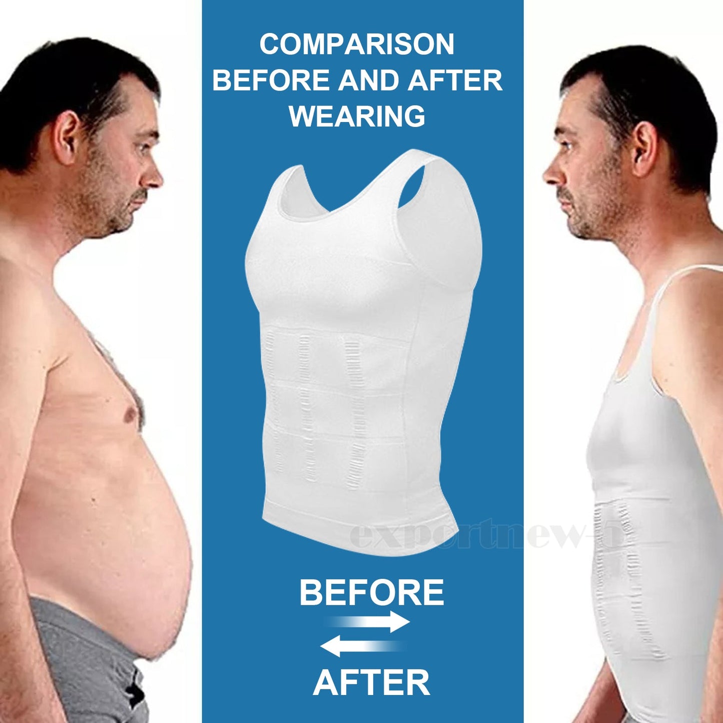 Slim and Fit Slimming Shirt For Men - White
