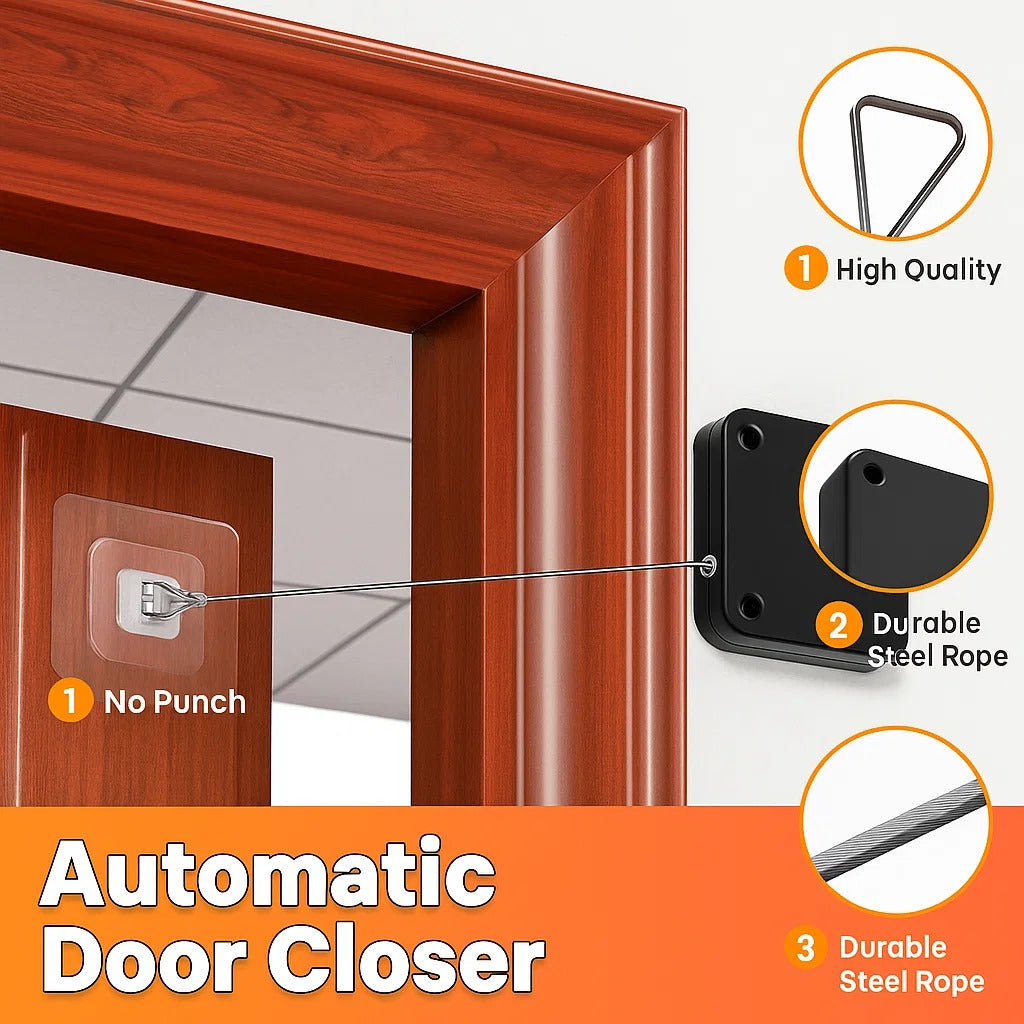 Multifunctional Automatic Door Closer