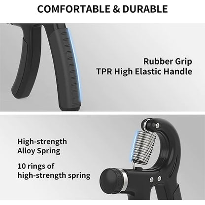 Adjustable Hand  Grip Strength Trainer 10-60 KG Strength