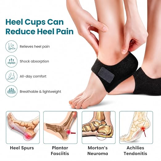 |FREE DELIVERY|Premium Heel Protector Support Pads(1,PAIR)