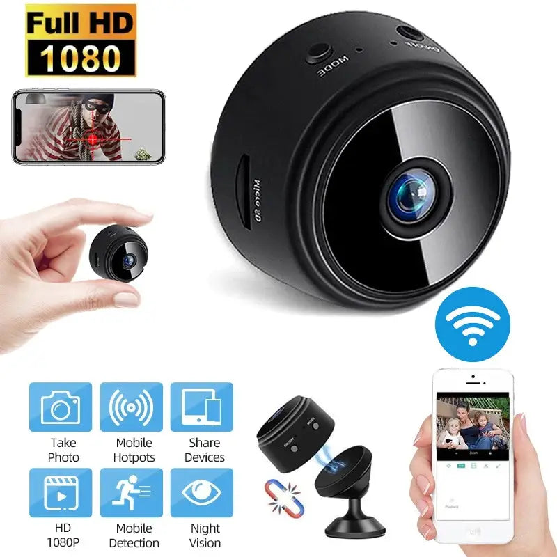 Free Home Delivery - A9 Mini Full HD Camera 1080P WiFi