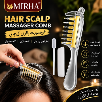 |FREE DELIVERY| Crystal Serum Comb Applicator – Scalp Massage Hair Comb
