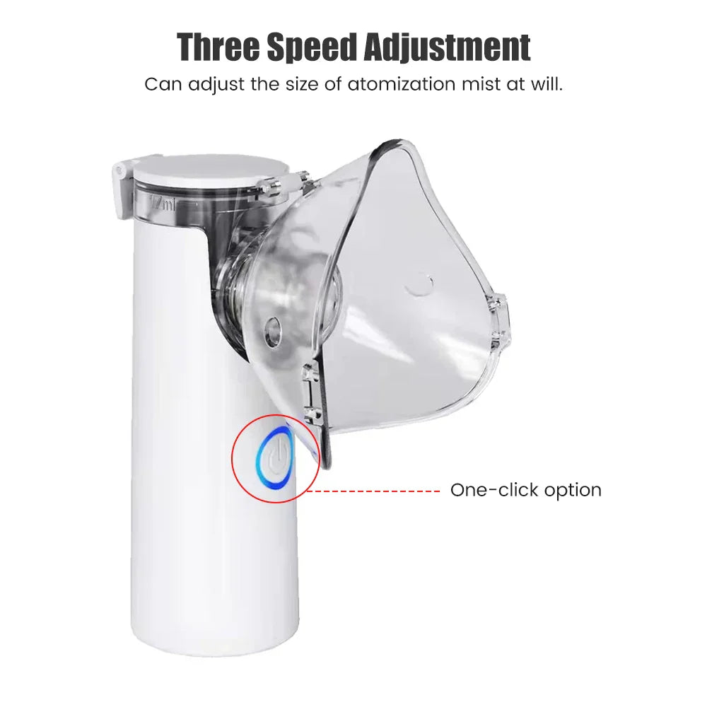 FREE HOME DELIVERY - Portable Mesh Nebulizer FDA Approved