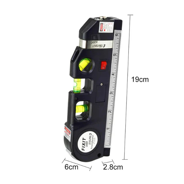 Imported 5 in 1 Multi Purpose Laser Level Pro 3 Leveler Scale