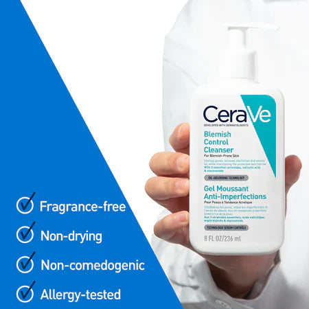 Cerave Blemish Control Cleanser For Blemish-Prone Skin - 236ml