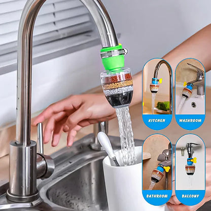 6 Layer Water Purifier Filter Faucet - Water Tap And Water Clean Purifier Filter
